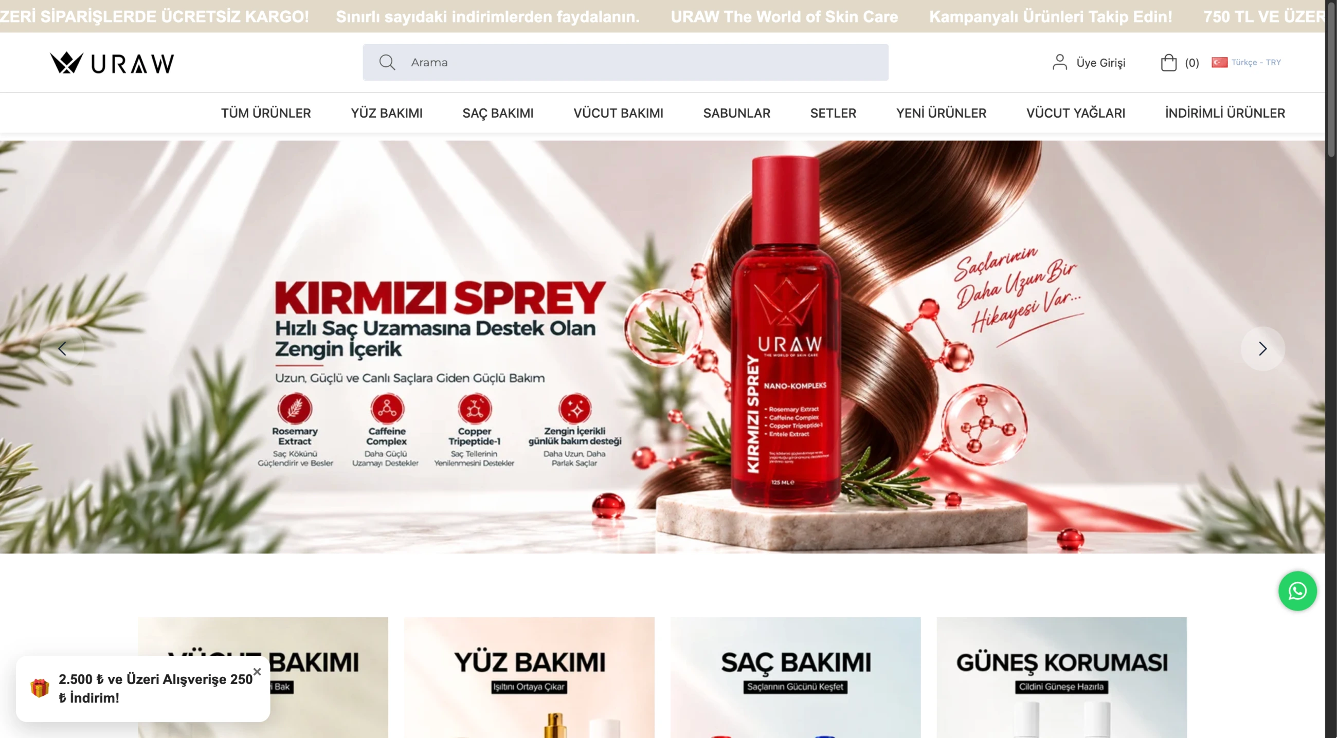 Uraw Cosmetic - 360 Design proje galerisi